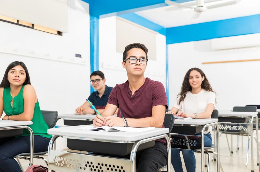 Students studying at Stockdale